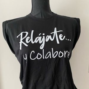 RELÁJATE Y COLABORA ROUND NECK T-SHIRT (new)